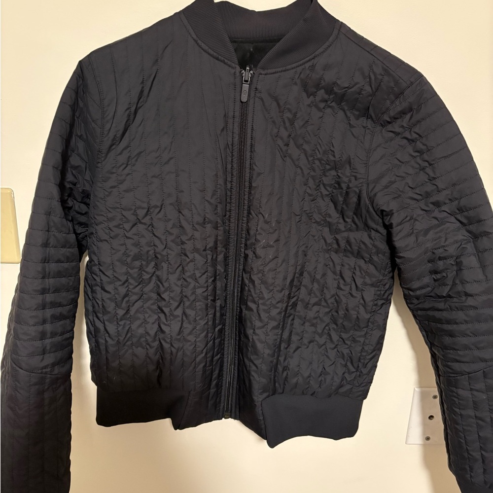 lululemon athletica Black Bomber Jacket